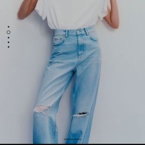 SOLD: Zara Wide Leg Jeans (tik tok pants)